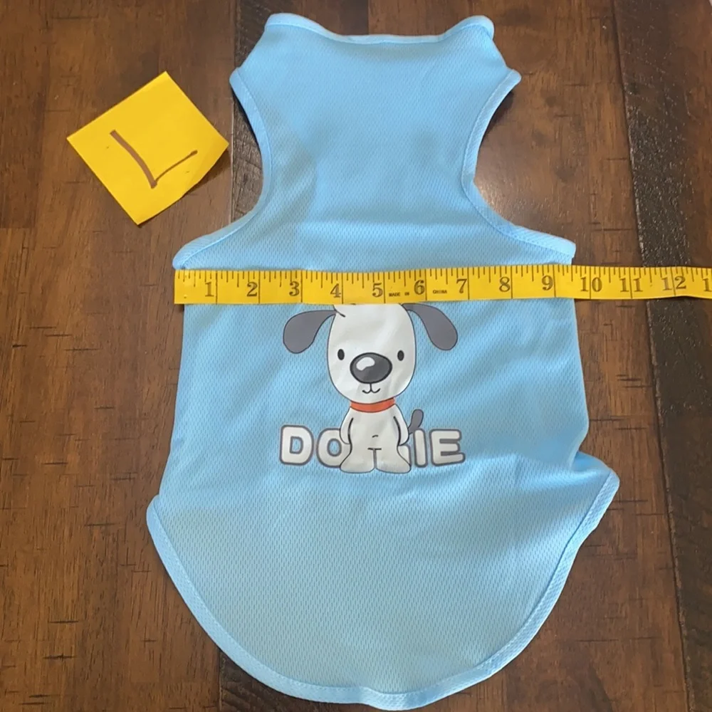 Cartoon Dog Print Pet Tank